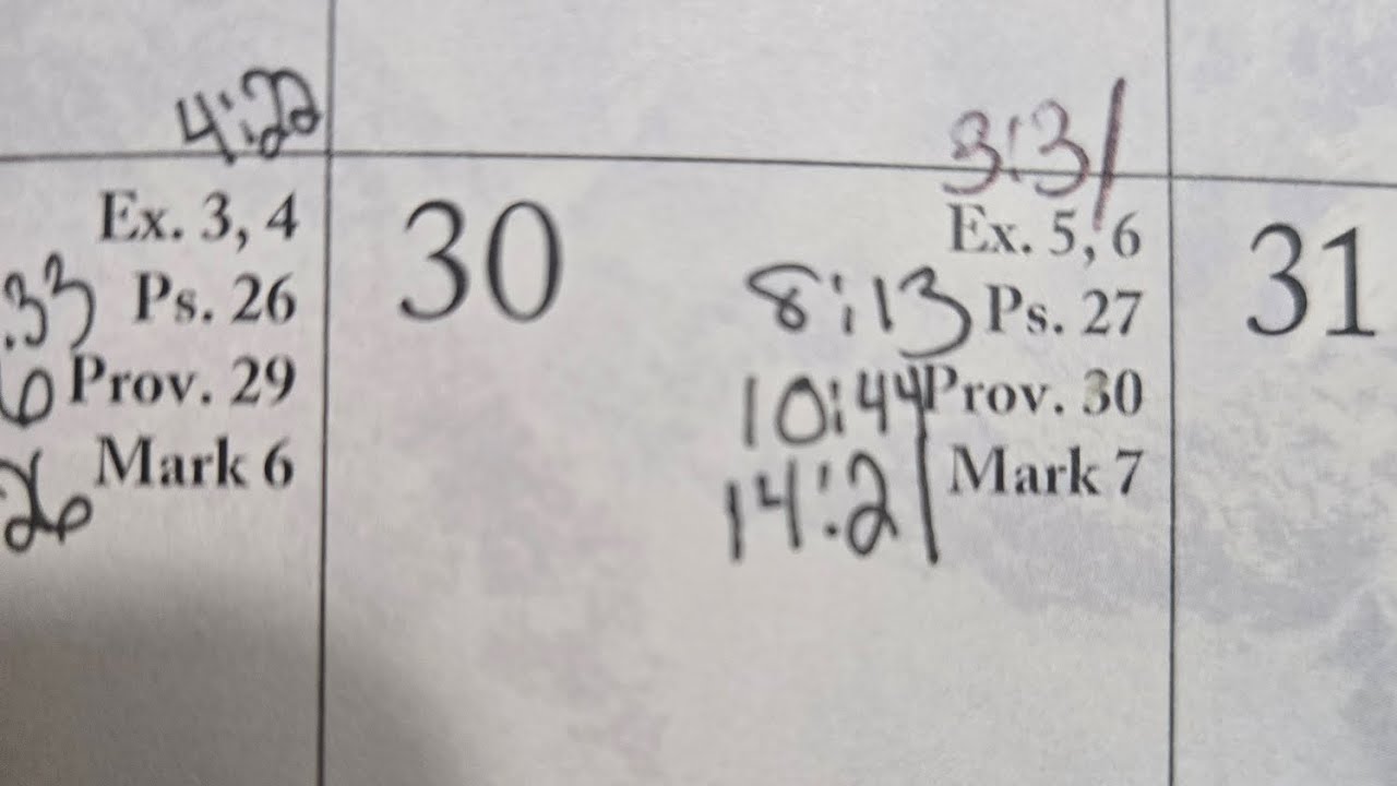 1.30.2026, Bible in a year 