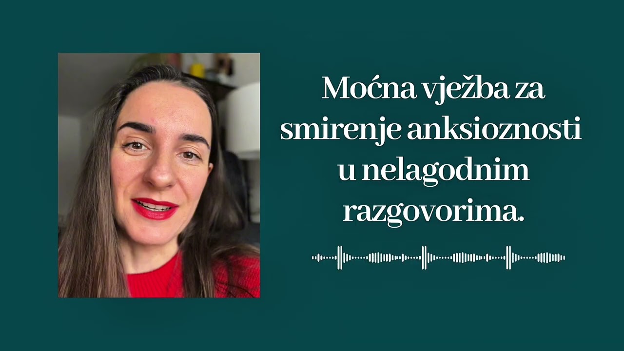 Moćna vježba za smirenje anksioznosti u nelagodnim razgovorima