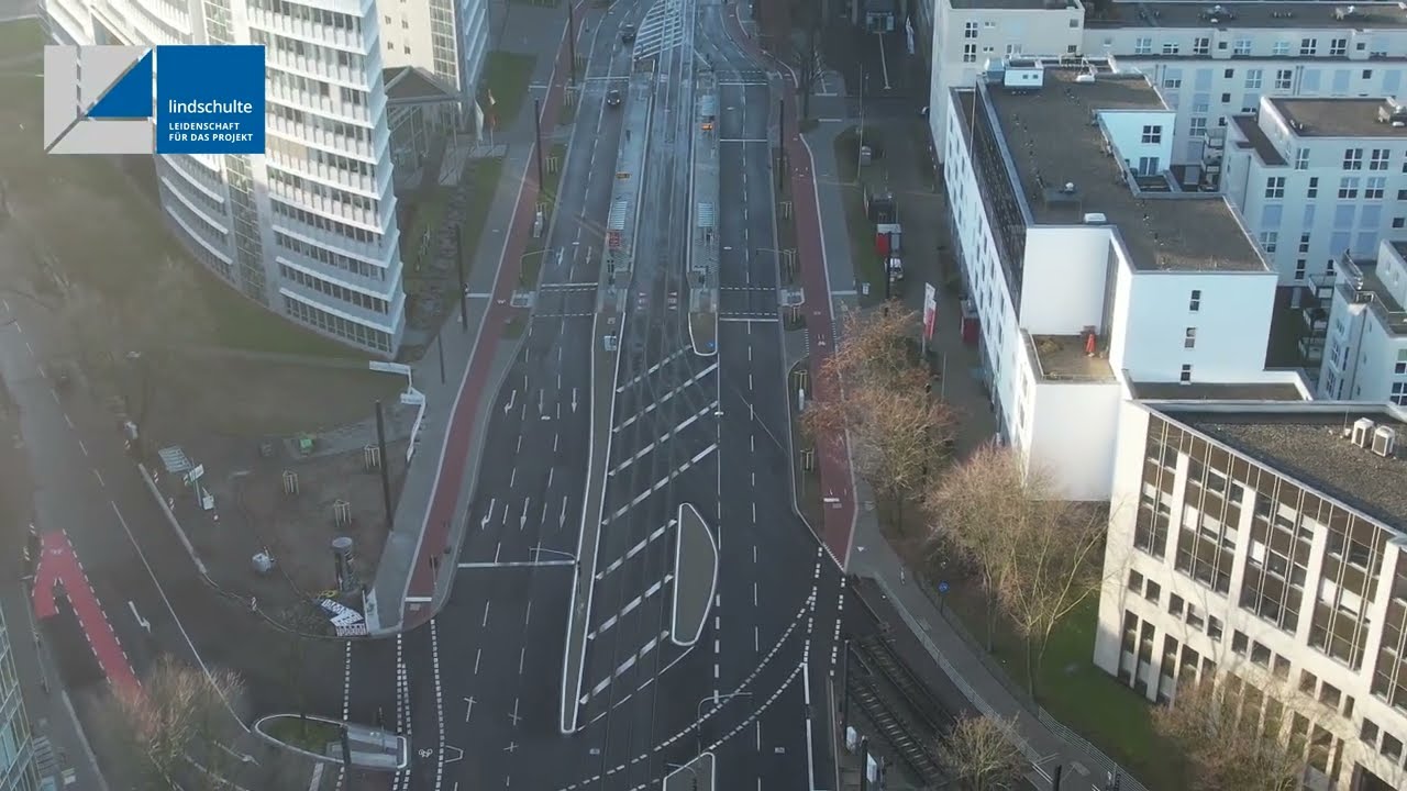 Umbau der Stadtbahnhaltestelle Schlüterstraße in Düsseldorf - LINDSCHULTE