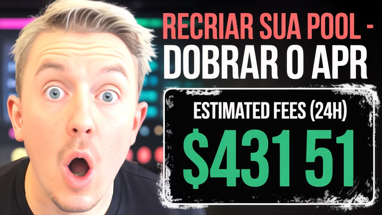 Como RECRIAR sua Pool de Liquidez em 5 Minutos e Dobrar o APR