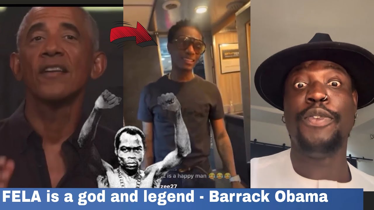 BARRACK OBAMA JOIN VDM CONFIRM FELA AS LEGEND & VDM CARRY WIZKID FOR MIND LONG TIME AGO 