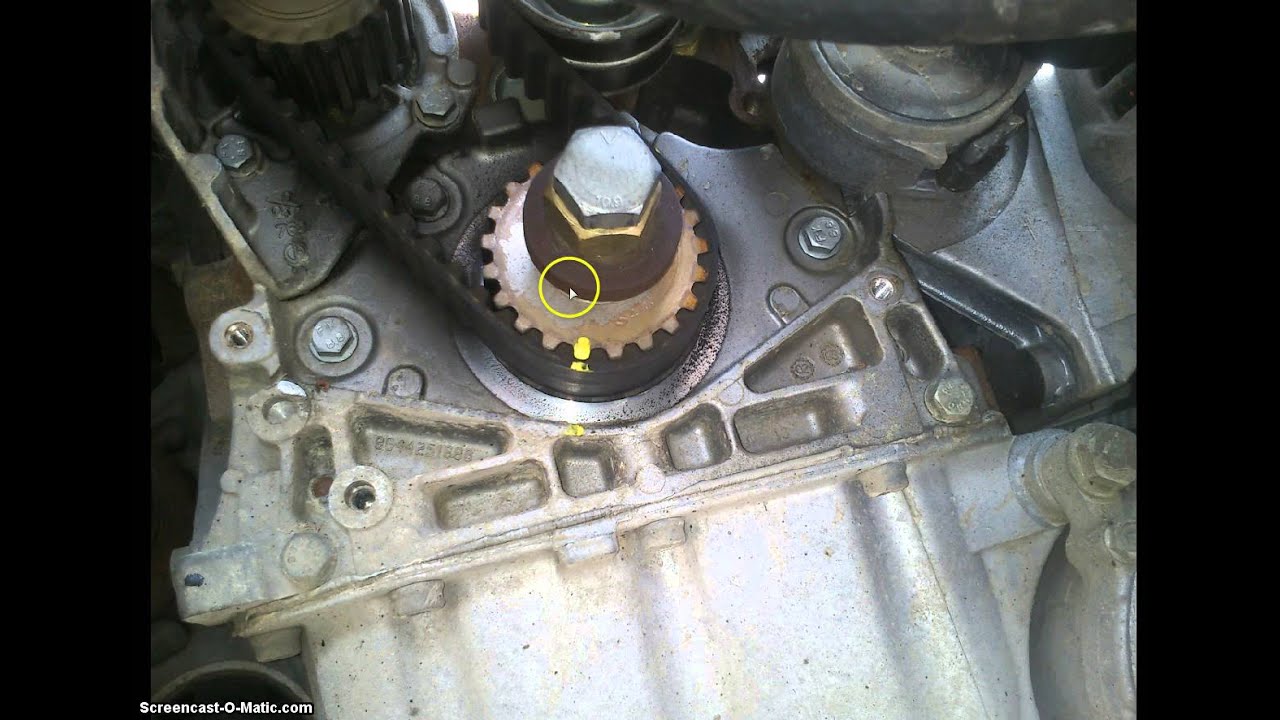 Changement courroie de distribution 307  moteur 2.0l HDI