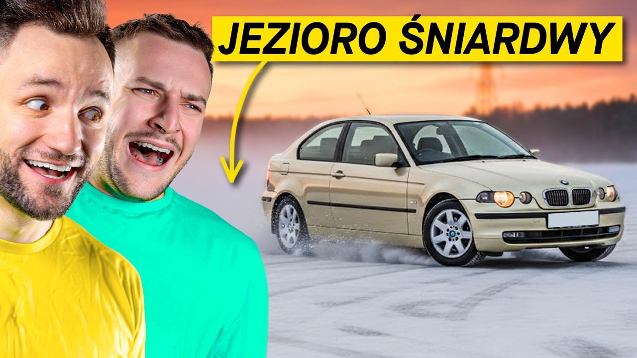 LATAMY BOKIEM PO ZAMARZNIĘTYM JEZIORZE