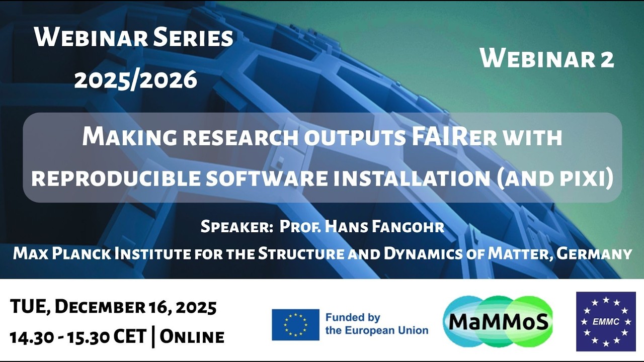 MaMMoS Webinar Series, WEB 2