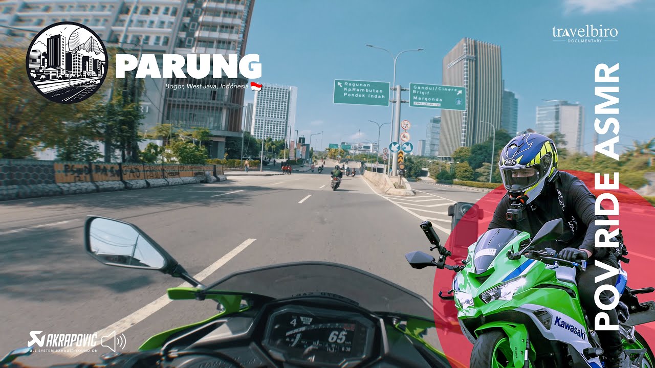 Jakarta to Parung Bogor | Kawasaki ZX25RR + Akrapovic Full System | Motovlog POV ASMR