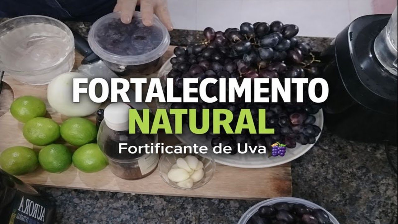 Tratamento Natural com Uva: Fortificante Caseiro Passo a Passo