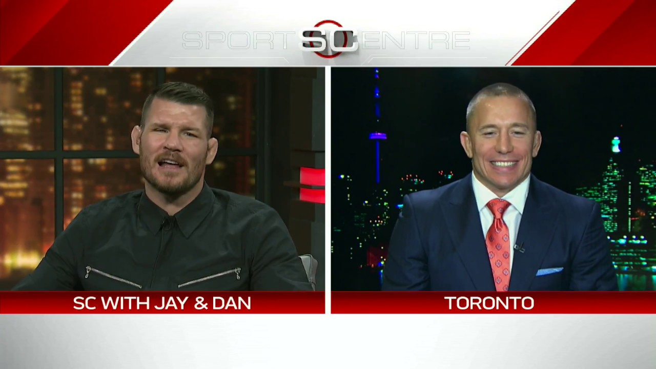 Michael Bisping and Georges St-Pierre trade barbs on Jay and Dan