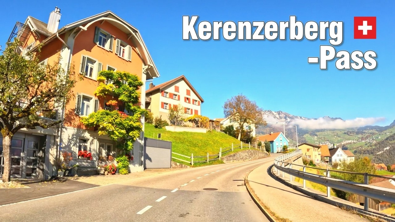 Kerenzerberg-Pass Switzerland 🇨🇭🍂 Scenic Autumn Road Trip