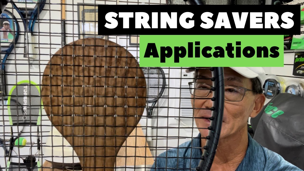 Racquet Customization [Installing String Savers]