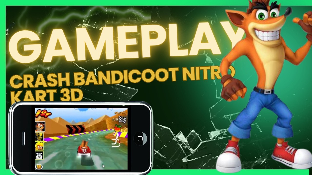 O Poderoso TouchHLE faz Crash Nitro Kart 3D Rodando Sem Problemas no Windows 11