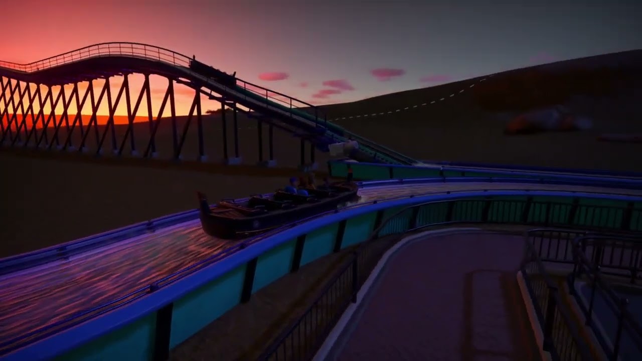 Poseidon Water Splash - Around (Planet Coaster) - Park 10 NF