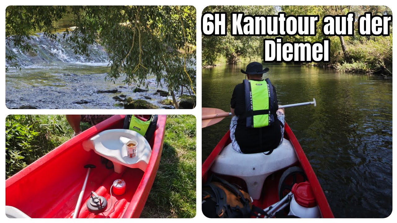 21km Kanu-Abenteuer auf der Diemel: 6 Stunden paddeln!