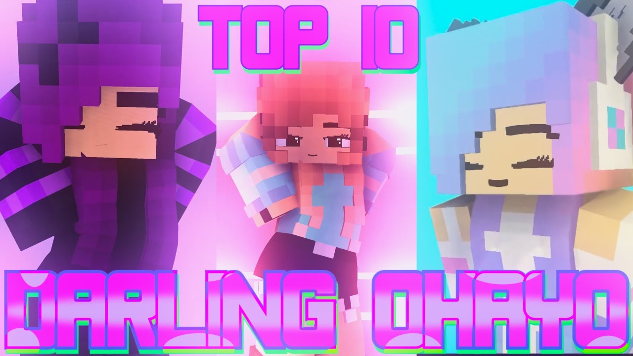 TOP 10 DARLING OHAYO DANCE MEMES |  MINECRAFT ANIMATIONS