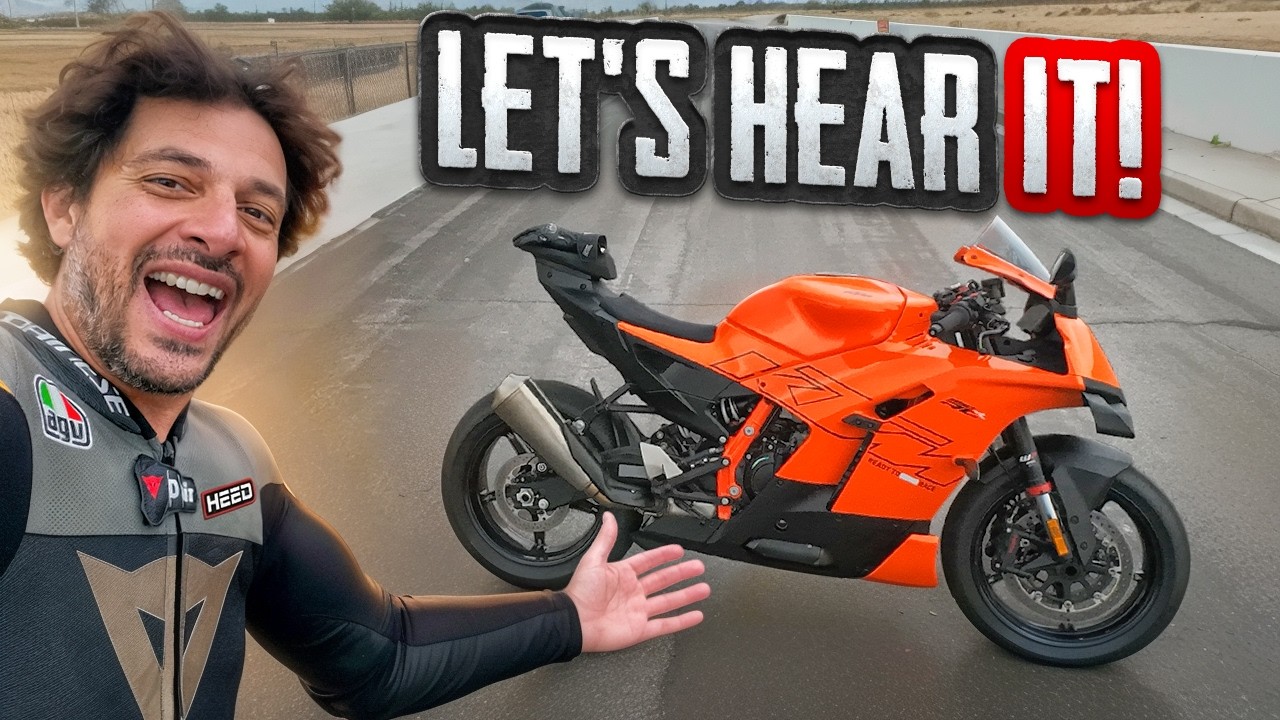2026 KTM 990 RCR: Pure Sound and Fast Riding