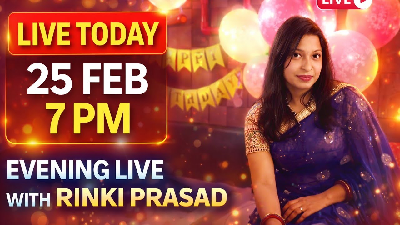 Evening Live 7 PM | 25 February | Let’s Talk Together !
