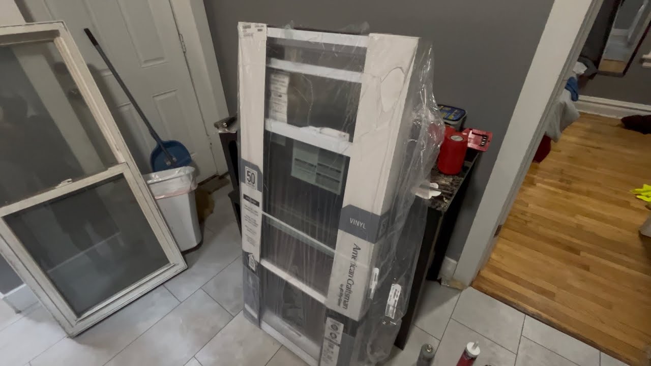Replacing Kitchen Window With Home Depots American Craftsman 50 Series