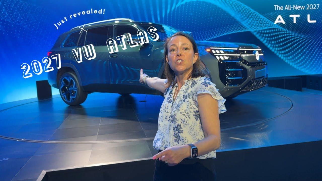Презентация Volkswagen Atlas 2027 года, обзор автомобиля.