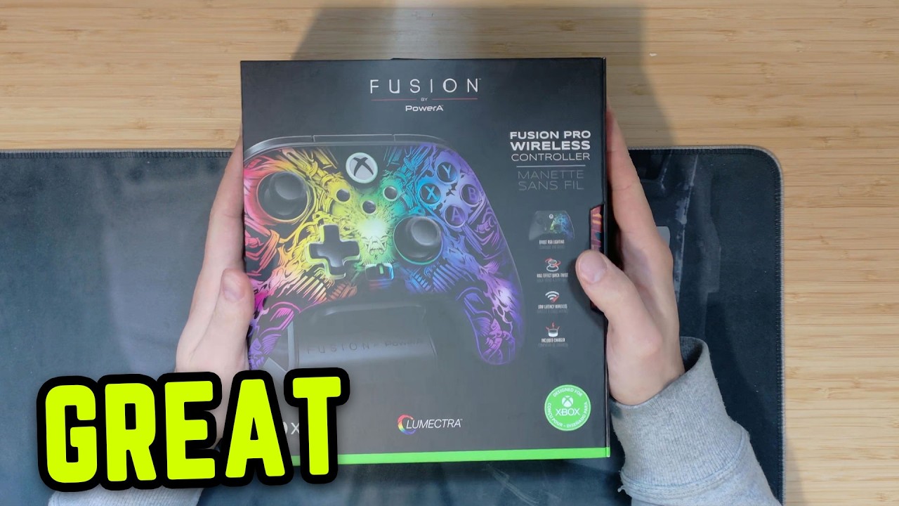 This is an AWESOME XBOX Controller - Power A Fusion Pro Lumectra Wireless Unboxing & First Look