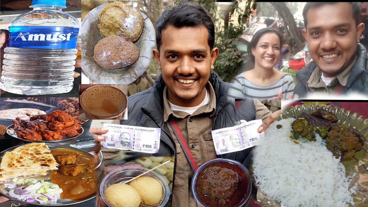 Living on 200Rs for 24hour street food | Bengali Food challenge|Nandini didi ke hotel main lunch kia