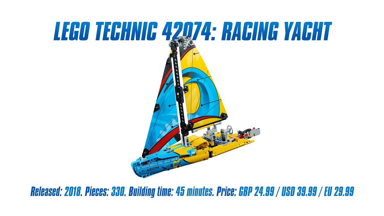 LEGO Technic 42074: Racing Yacht In-depth Review & Speed Build [4K]