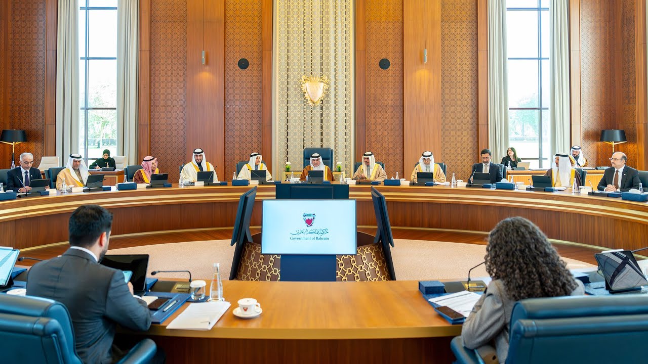 HRH the Crown Prince and Prime Minister chairs the weekly Cabinet Meeting