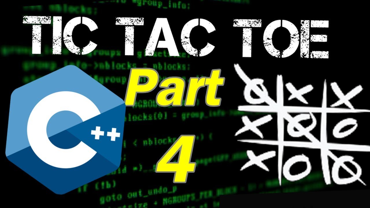 C++ TicTacToe Game [4] Random  Computer AI Turns