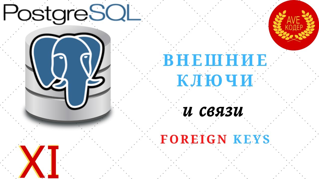 11 - Внешние ключи (Foreign Keys) - Уроки PostgreSQL
