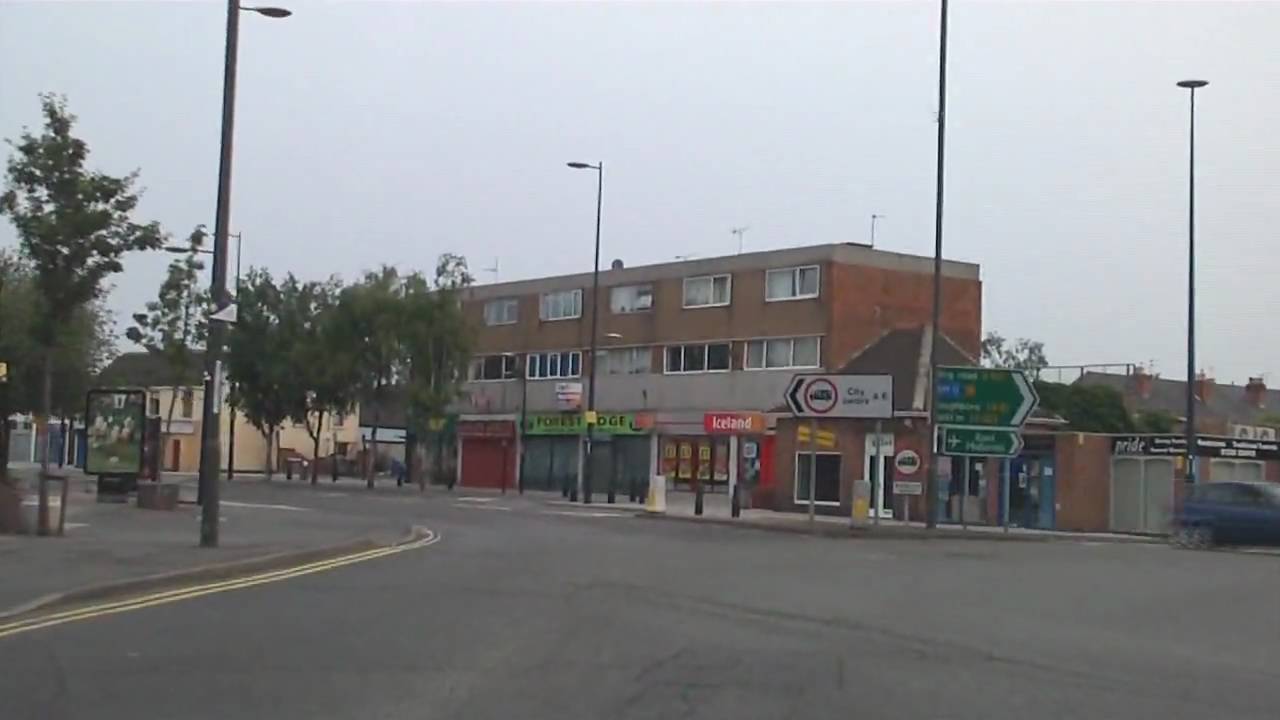 Derby Outer Ring Road by car in July 2009, A HD timelapse trip, the complete thing in one go.