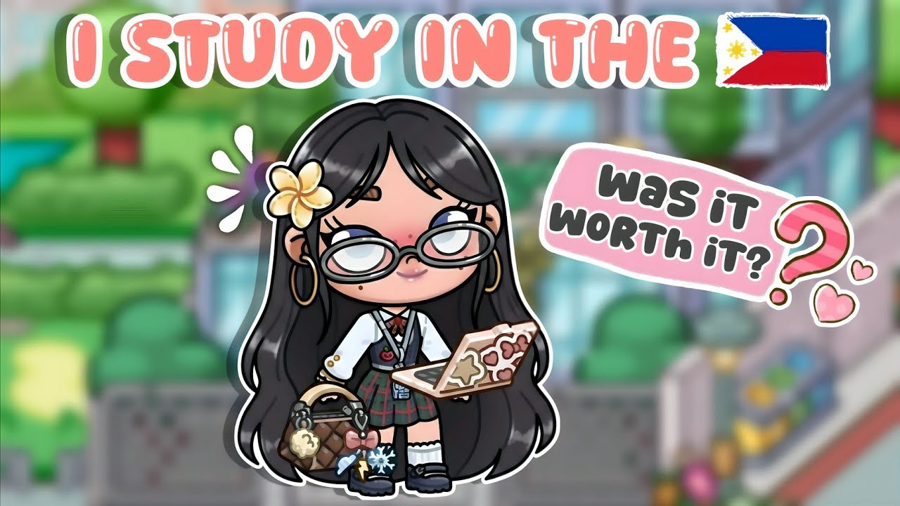 I STUDY IN THE PHILIPPINES 🇵🇭 | AVATAR WORLD STORY | AVATAR WORLD BY PAZU | AESTHETIC | ASMR