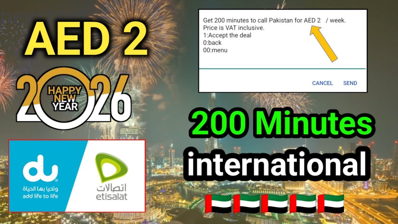 ​Cheap Dubai New Year Data Bundles for Prepaid Users