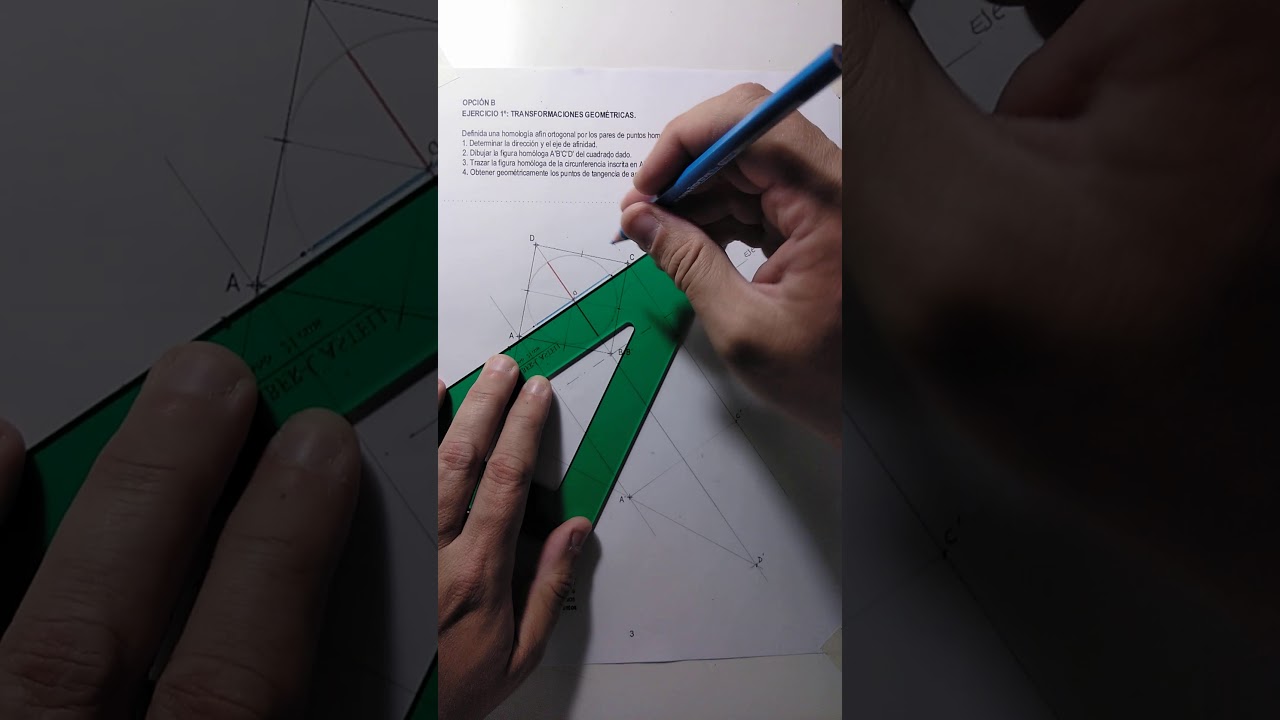 Afinidad ortogonal de una circunferencia.