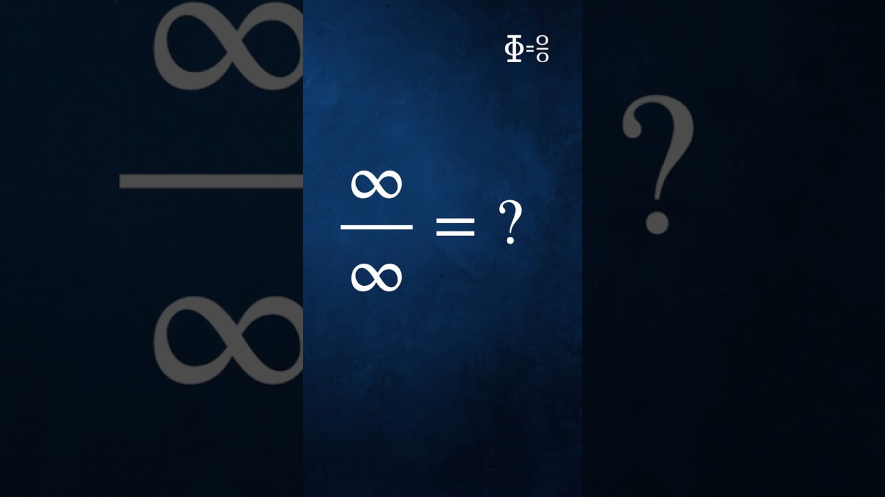 Co to jest &infin; &divide; &infin;?