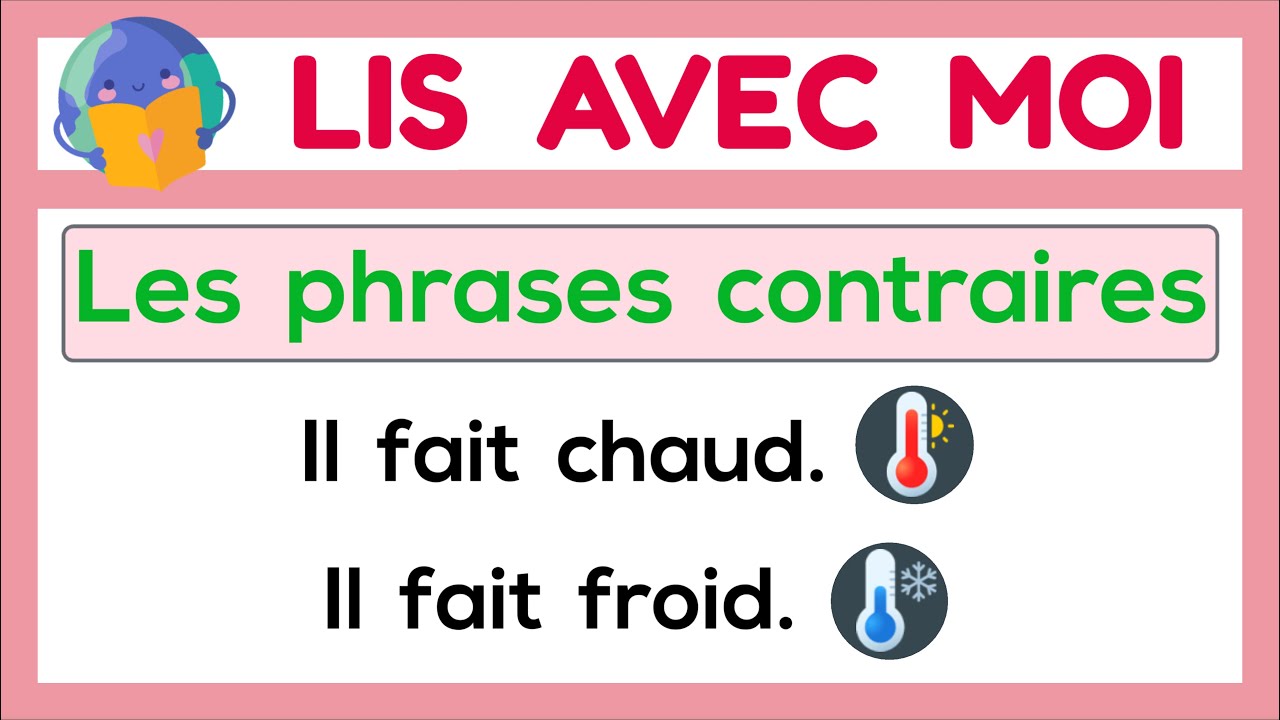 Practice Reading Simple Sentences in French | Easy French Reading Practice for Kids