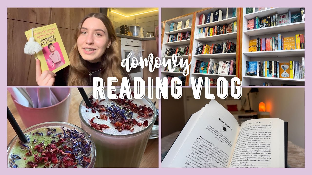 Dużo czytania, jedzonko i relax - DOMOWY READING VLOG 📚💌