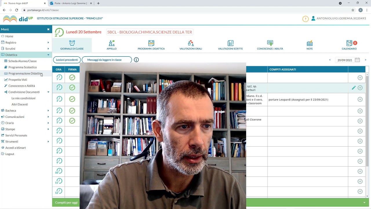Argo DidUp: assenze, giustificazioni, valutazioni, note, eventi in calendario