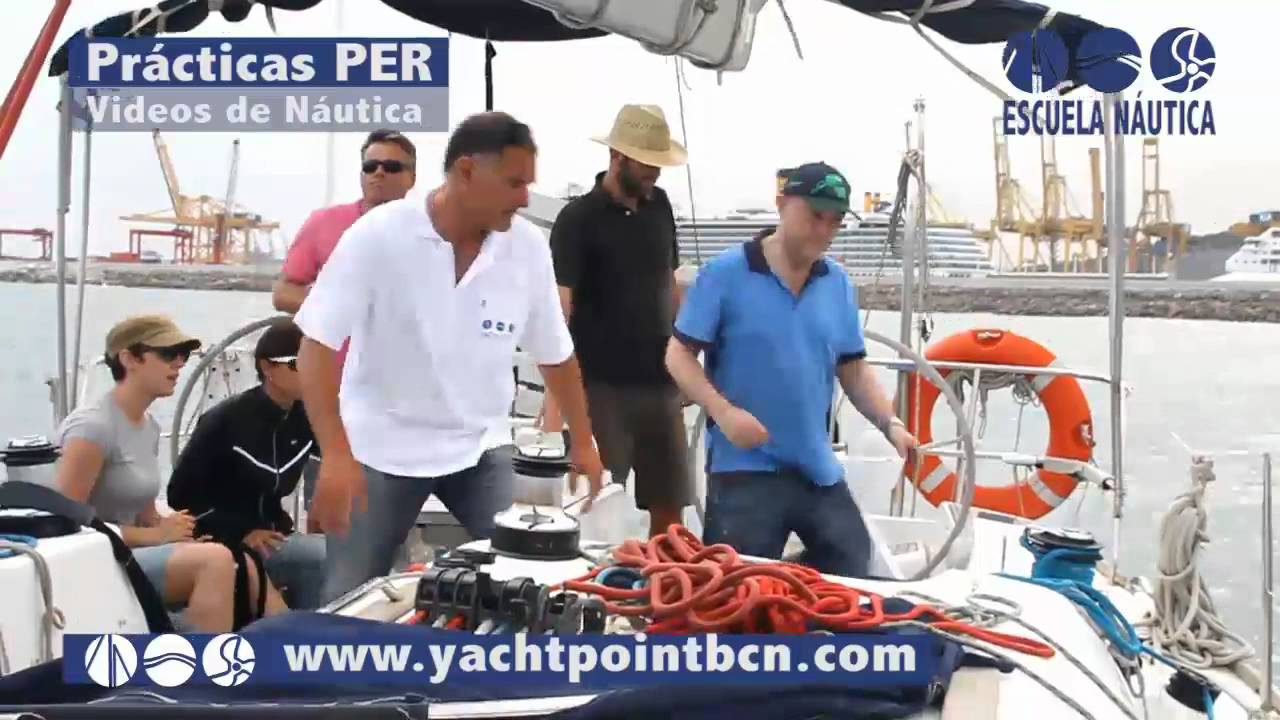 Prácticas capitán de yate. Curso yate Barcelona.
