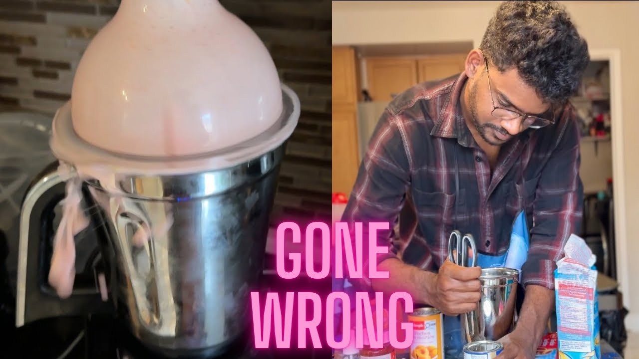 Cooking Peach Strawberry Pudding GONE WRONG! 😭| vlog 67