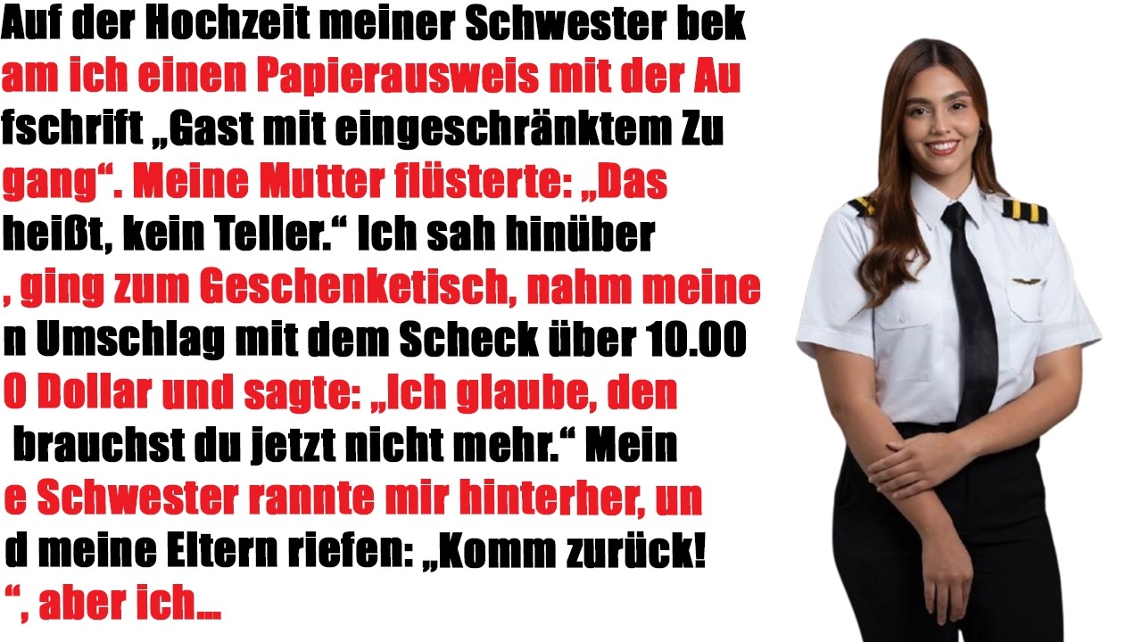 Bei der Hochzeit meiner Schwester – Nur ein „Limitierter Gast