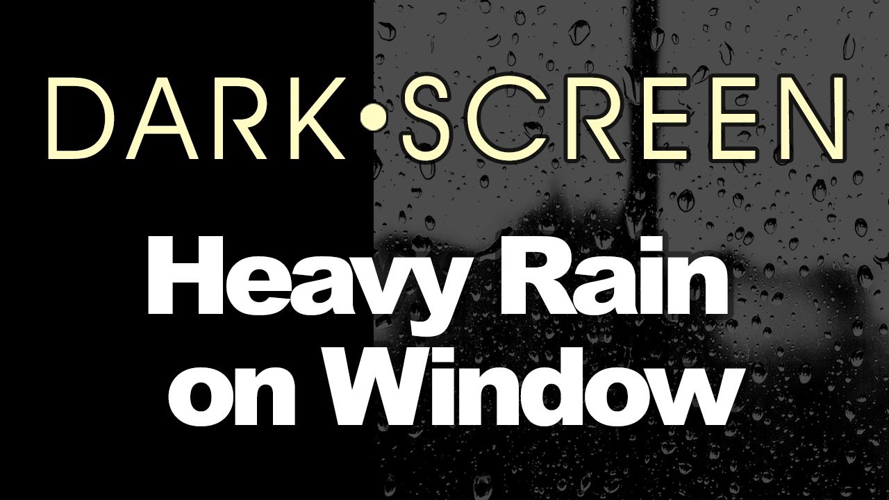 🌧️ Window to the Storm: 4K Rain & Thunder for Tinnitus and Anxiety Relief 🌩️