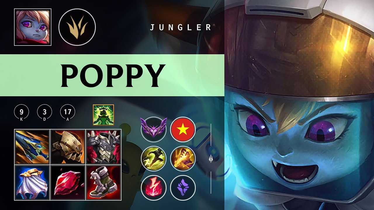 Poppy Jungle vs Diana - VN Master Patch 26.01