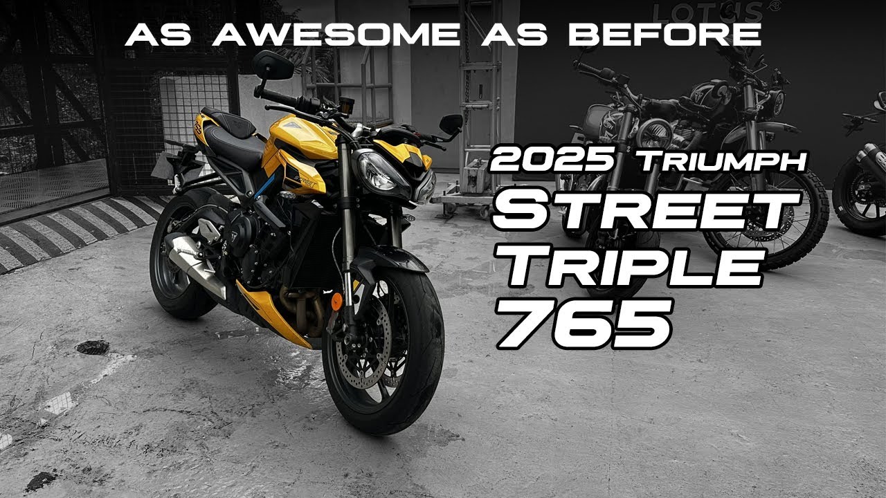 An impromptu review of the 2025 Triumph Street Triple RS