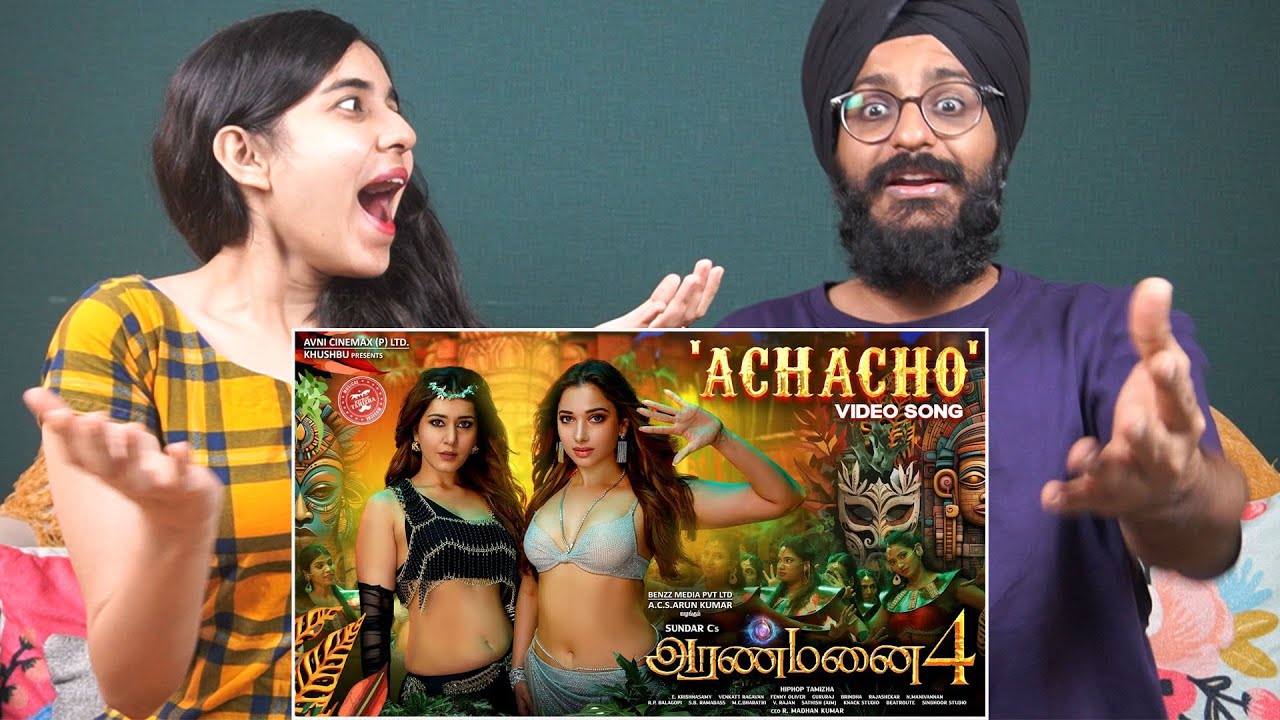 Achacho - Promo Song Reaction| Aranmanai 4 | Sundar.C | Tamannaah | Raashii Khanna