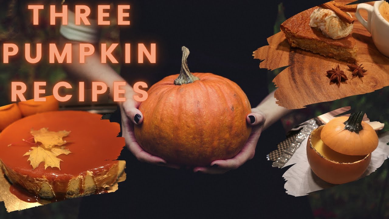 WHAT TO DO WITH PUMPKIN AFTER CARVING? THREE PUMPKIN RECIPE IDEAS