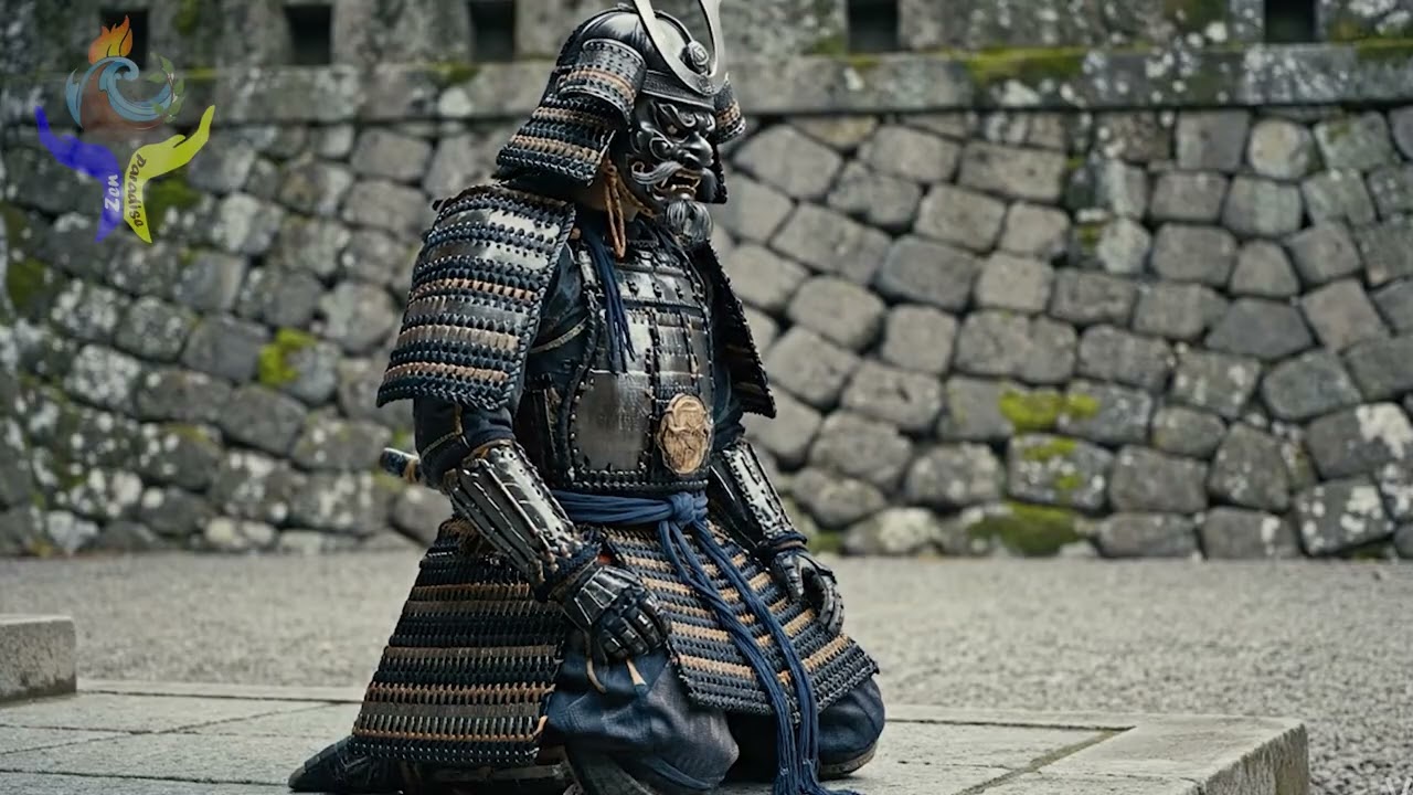 Samurai Before the Fortress Wall – Winter Without Breath