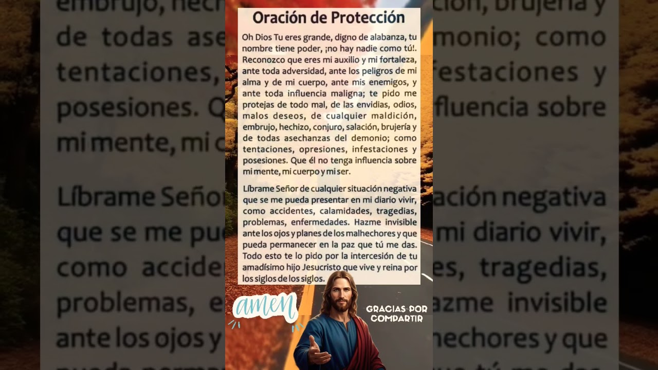 oración de protección 🙏🏼 COMPARTE 