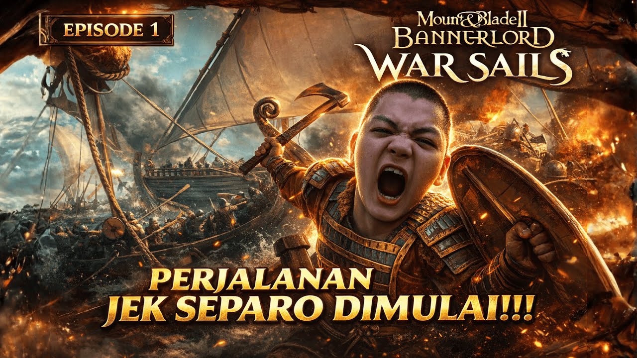 Perjalanan Jek Separo Di Mulai - Episode 1 - Mount & Blade Bannerlord Warsails 