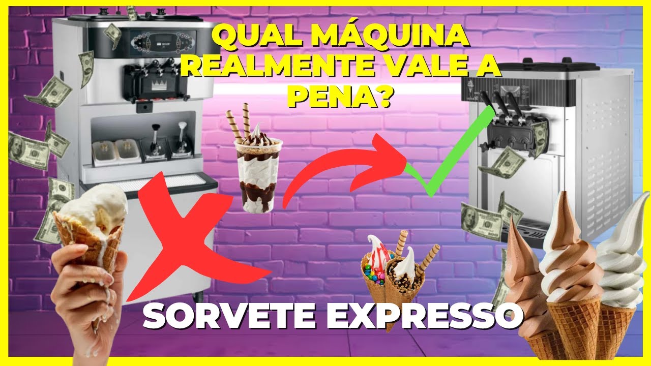 Qual a Melhor Máquina de Sorvete Expresso, Descubra a Máquina de sorvete expresso Certa Pra Você !!
