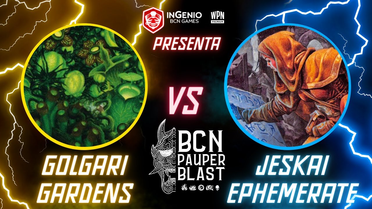 GOLGARI GARDENS (Julio Schimbator) VS Jeskai Ephemerate (Jan Amoros) 🏆 SuperPauper Ene24 IngenioBCN