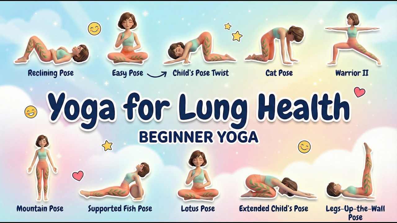 Yoga for Lung Health | Chest Opening + Breathwork | Breathe Deeper Flow