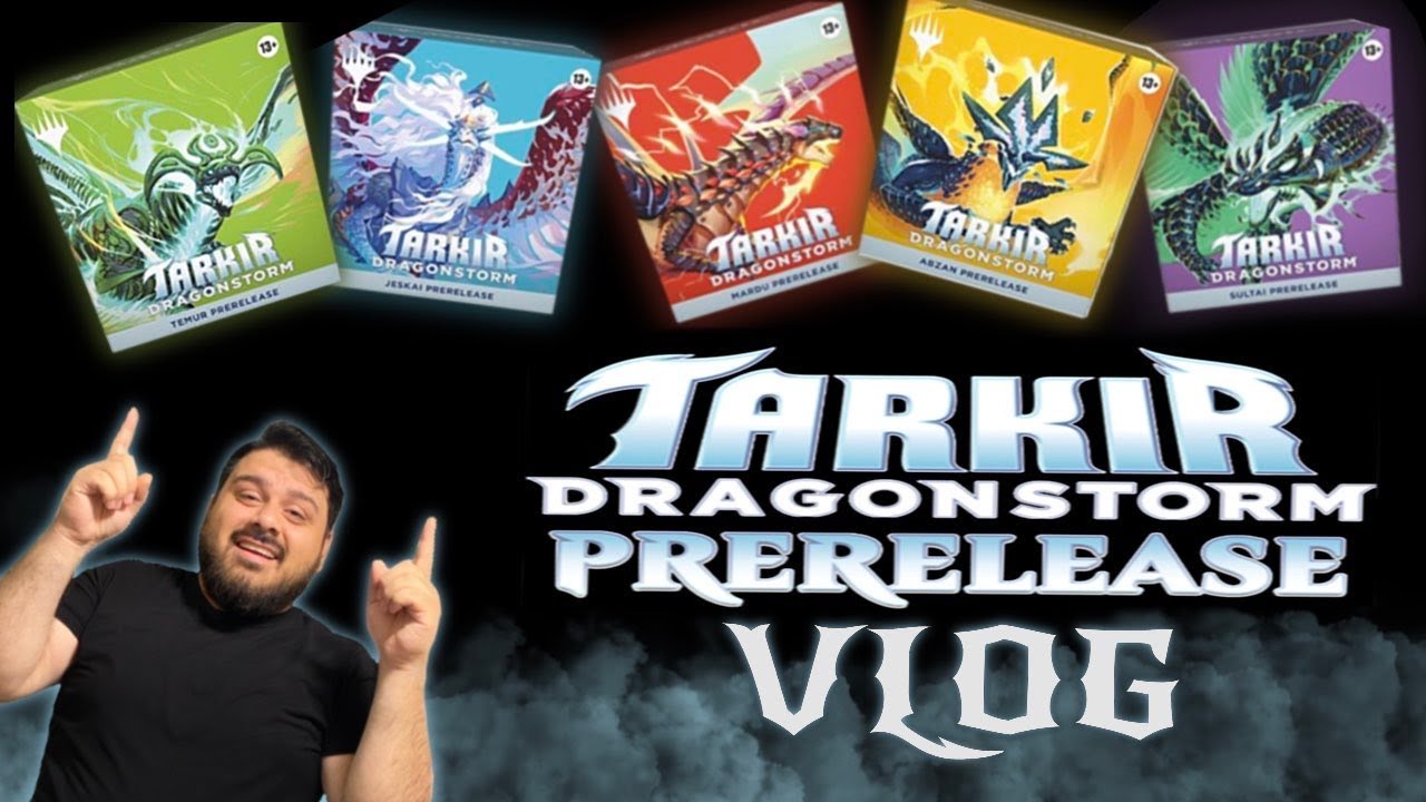 TARKIR DRAGONSTORM PRE-RELEASE VLOG! | Magic the Gathering Pre-Release Event | #mtg #dragonstorm